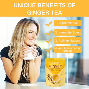 Thé instantané au <span class=keywords><strong>miel</strong></span>, citron, gingembre <span class=keywords><strong>et</strong></span> <span class=keywords><strong>menthe</strong></span>, marque privée, thé aux herbes cristallisées sucrées en petits sachets - Product Image 4