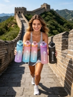 Nouvelle Bouteille d'Eau Anti-Fuite et Anti-Poussière, Design Breveté, avec Capsules Parfumées, Idéale pour les Activités de Plein Air et les Sports de Salto
