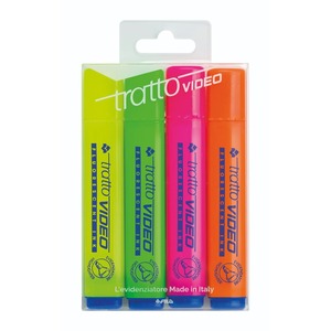 TRACT - Set di 4 Evidenziatori TRACT VIDEO - Product Image 1