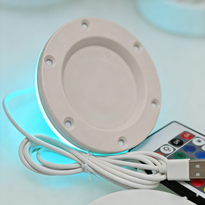 Base de lampe à induction <span class=keywords><strong>LED</strong></span> USB de remplacement pour meubles de table 85 mm 120 mm - Product Image 3