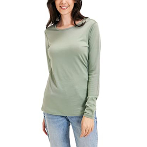 <span class=keywords><strong>Magliette</strong></span> <span class=keywords><strong>Termiche</strong></span> da <span class=keywords><strong>Donna</strong></span> in Lana Merino Traspirante con Logo Personalizzato, Maniche Lunghe, Casual e Calde - Product Image 5