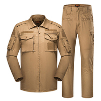 Nouveaux uniformes de garde de sécurité Combat en plein air 728 Gear chemises pantalon camouflage uniforme tactique noir 728 costume de sécurité