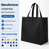Sacs fourre-tout promotionnels en non-tissé, personnalisables avec logo, réutilisables, écologiques, laminés, pour salons professionnels et événements, vente en gros à prix abordable