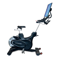 Bicicleta de Spinning Comercial con Sistema de Resistencia Magnética y Pantalla Giratoria para Gimnasio, Equipo de Interior