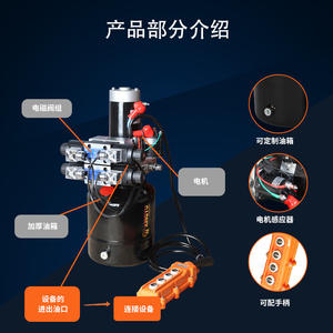 1.2kW 24V Miniature Hydraulic Station with Piston Pump Direct Shipment From Factory/Warehouse for Agricultural Industrial Use - Product Image 3