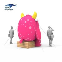 Mascotte de dessin animé géante gonflable portable pour opérateurs de contenus IP, festivals, exécutants, parcs pour enfants, promotions et salons professionnels