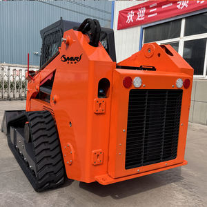 Envío gratis Mini Skidsteer Loader 500kg 800kg 1T Cargador pequeño Diesel Track Venta Entrega global - Product Image 4