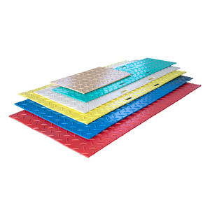 Tapis de route provisoires pour le tapis résistant de HDPE de chantier 2x4 mètres d'épaisseur de 15mm 20mm - Product Image 4