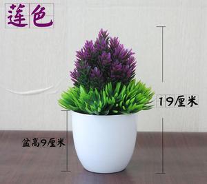 Mini maceta de lavanda de imitación para plantas, maceta de lavanda Artificial para decoración del hogar, fiesta, boda, jardín, oficina, decoración de Patio - Product Image 6