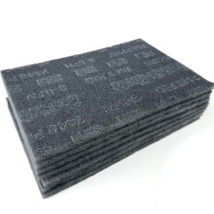 Heavy-Duty <span class=keywords><strong>Red</strong></span> nylon bền cọ rửa <span class=keywords><strong>Pad</strong></span> 10 mét chà Pads cho đánh bóng satin hoàn thiện OEM tùy chỉnh cho derusting descaling - Product Image 3