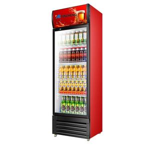 Réfrigérateur commercial YINZHENG à porte simple, refroidissement par air, pour boissons, avec tube en cuivre, vitrine verticale en verre pour supermarché - Product Image 1