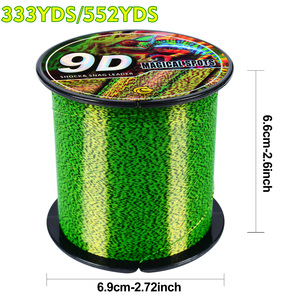 <span class=keywords><strong>Ligne</strong></span> de pêche en nylon monofilament invisible YACUMA 305M 505M, fibre de carbone tachetée, revêtement fluorocarbone, haute résistance, lac, rivière - Product Image 3