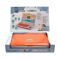 Mini Laptop Educativa de Plástico con Forma de Estrella para el Aprendizaje del Inglés, Juguete para Niños de 0 a 24 Meses, Pantalla LED, Multi-Idioma