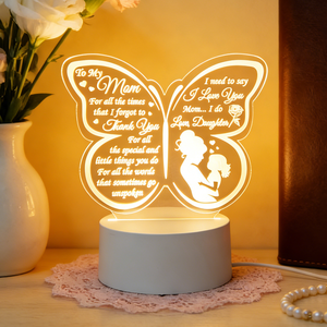Lámparas Acrílicas Personalizadas, Luces Nocturnas LED con Imagen Creativa Personalizable en 3D, Regulables, Recargables por USB, Regalos Festivos para Padres - Product Image 1