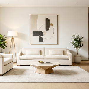 Sofá de 2 Cojines con Brazos Inclinados, Moderno y Clásico, Ahorra Espacio, con Armazón de Madera Sólida y Espuma de Alta Densidad, para Apartamento, Escuela, Hogar u Oficina - Product Image 3