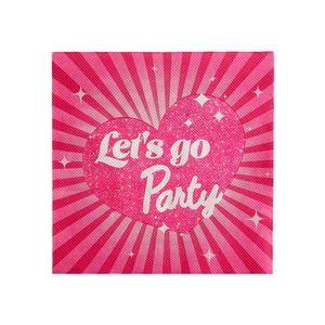 Printed Themed Party Paper Napkins 330mm 20 Sheets Per Pack Disposable With Custom Logo Design For Celebration Events - Product Image 5