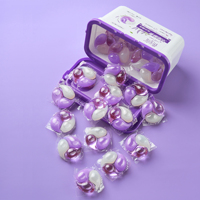 NOUVEAU Fabricant OEM/ODM de capsules de lessive en perles, HE 3 en 1, pour élimination des taches tenaces, balles de gel lessivielles