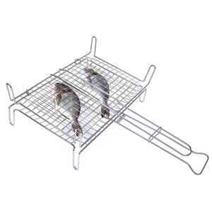 Griglia Cromata a Doppia Incrocatura 37X27 CM - Product Image 1