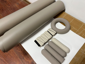 High Quality Yoga Mat Pilates Accessories Kit PU Eco-Friendly Silicone Ankle Wrist Weight <b>Dumbbell</b> Power Ring Barbell Bar - Product Image 3