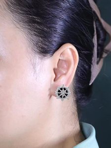 ต่างหูเงิน ดีไซน์ไม่ซ้ำใคร เครื่องประดับชั้นดี แหวนสั่งทำ เงินแท้ s925 ทองแท้ 10k 14k 18k - Product Image 4