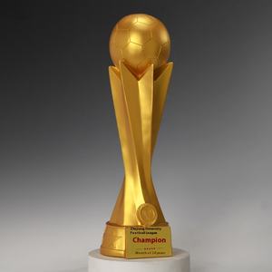 <span class=keywords><strong>Trophée</strong></span> <span class=keywords><strong>MVP</strong></span> en Résine Personnalisable pour Champions Sportifs, Créatif, Ballon d'Or pour Match de Football, Prix de Bienvenue, Médaille d'Argent - Product Image 4