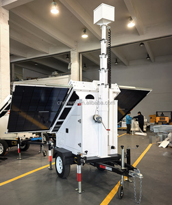 Remorque de surveillance mobile, tour d'énergie solaire, solution de sécurité hors réseau pour zones éloignées - Product Image 1