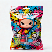 Sacs en plastique de qualité alimentaire avec logo personnalisé, cadeaux, jouets, mystère, Kpop, chasseur de démons, cadeaux de Noël, sacs aveugles avec fermeture éclair