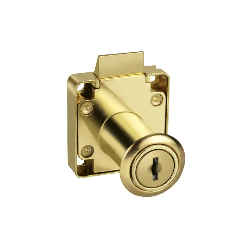 Office Furniture Brass Color 808 Drawer Lock