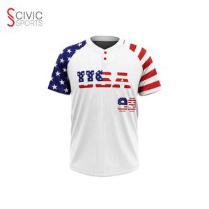 High Quality <b>Baseball</b> Jersey Custom Design Sublimation <b>Baseball</b> Jerseys Wholesale Two Button <b>Baseball</b> Uniform - Product Image 1