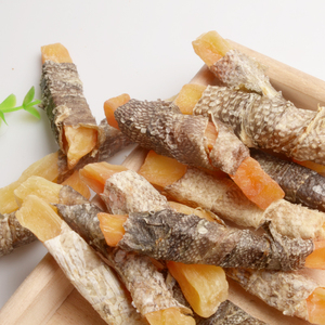 Sucreries séchées pour chien et animaux domestiques, emballage en peau <span class=keywords><strong>de</strong></span> poisson, patates douces, riche en protéine, shandong, myjian, collations naturelles, amuse aux aliments - Product Image 2