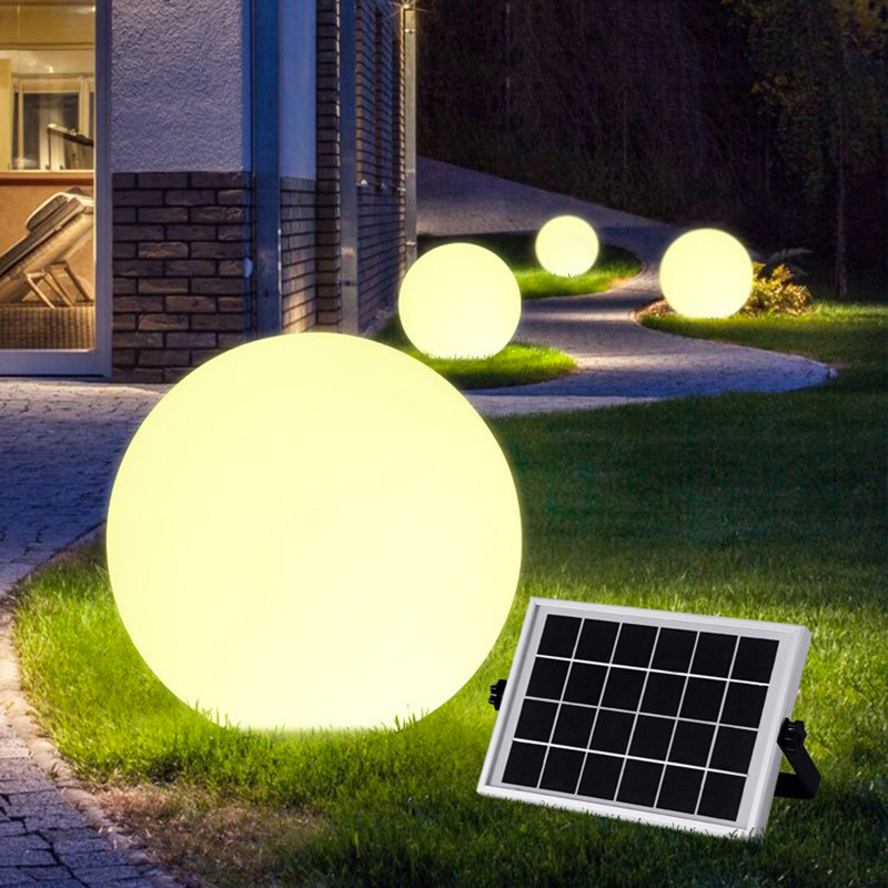 Luminous IP68 Waterproof Solar Garden Light Remote Control Dimming Spherical Garden Floor Lamp for Outdoor Landscaping Lighting · image 2