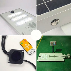 ไฟถนนโซลาร์เซลล์แบบออลอินวันคุณภาพสูง 60W 80W โมโนคริสตัลไลน์ซิลิคอน LED สำหรับภายนอกอาคาร กันน้ำ IP65 - Product Image 5