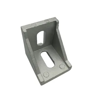 Aluminum Profile Connector 90 Degree Bracket 90 Degree Wall Mount Angle Bracket KBA20/30/40/45/50 For Aluminium Profile Fittings