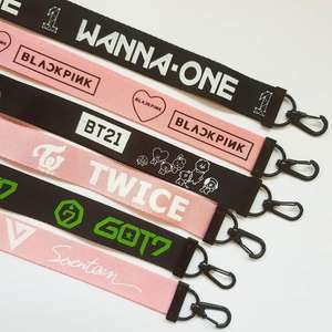 Corea estilo SK Lanyard correas Kpop llavero cinta cordón - Product Image 5