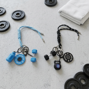 Porte-clés Passion Sports avec pendentif haltère shaker, mousqueton, en plastique léger, accessoire de mode - Product Image 3