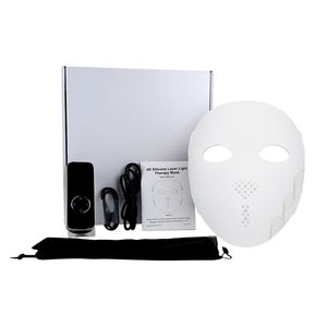 Masque facial laser 4D en silicone, appareil de rajeunissement de la peau pour la maison et le salon, avec télécommande et batterie 3000 mAh - Product Image 3