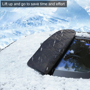 Copertura Magnetica per Finestrino Auto, Parasole Anteriore con Protezione Anti-UV, Isolamento Termico, Protezione dalla Neve, Copertura in Poliestere Rinforzato - Product Image 3