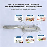 Multifunctionele 6-in-1 schiltool, voedselverwerkingsgereedschap, groenteschiller, fruitschiller, keukenmessen, keukengadgets