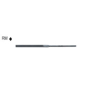 Beta 1720/RM needle <b>files</b>, half-cut, rhomboid profile, 160 mm (5 pcs) - Product Image 1