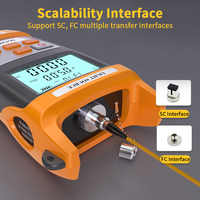 Fuente de Luz Láser de Fibra Óptica Portátil de 1310/1550nm con Valor Luminoso Ajustable para Aplicaciones FTTH