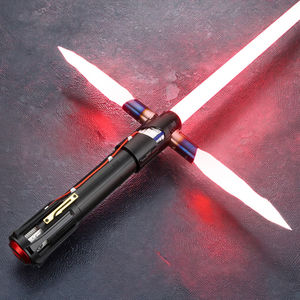 Ventes chaudes Sabre laser Kylo Ren Cross Saber LED lumineux, jouet de haute qualité, Neopixel Proffie, sabre laser de combat sombre pour cosplay - Product Image 4