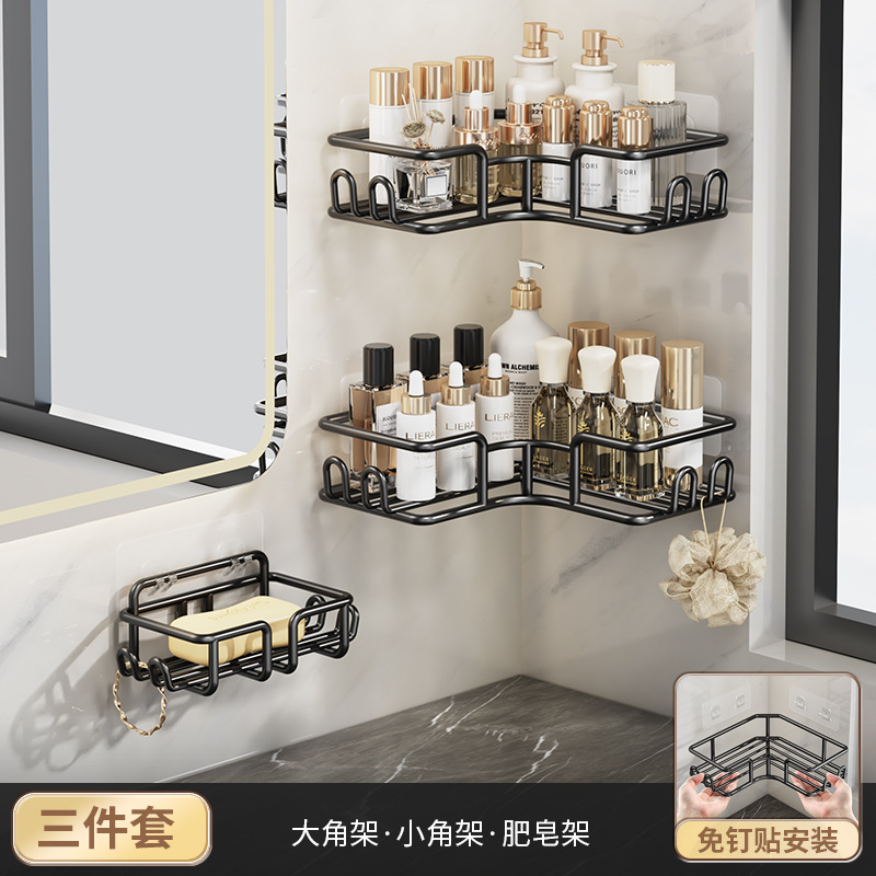 Angle type rond 4 crochet 3 pièces [y compris l'autocollant arrière]