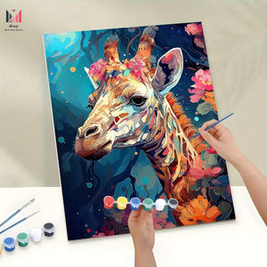 <span class=keywords><strong>Peinture</strong></span> <span class=keywords><strong>par</strong></span> numéros <span class=keywords><strong>cerf</strong></span> pour adultes Kits peintures décoratives peintes à la main adaptées aux amateurs débutants adultes comme cadeau - Product Image 3