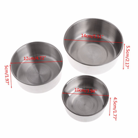 GSF Bol à nourriture pour oiseaux en acier inoxydable G-210706-1 Une tasse pour deux usages Mangeoire et abreuvoir pour pigeon Loft Cage