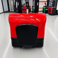 Stacker Elektrik 3m 1.5 Ton 2 Ton Pengangkat Pallet 48V Baterai Stand-on Drive Forklift Gudang Lorong Sempit