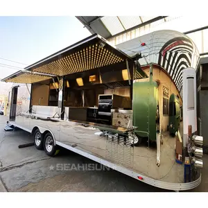 mobile bar station ice cream push cart Coffee trailer mobile food truck Concession food trailer fully equipped