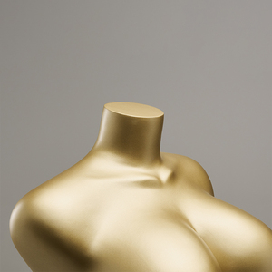 AFELLOW Gold Silver Mannequins Plus Size Full Body Female Mannequins Plastic High-end Headless - Product Image 6