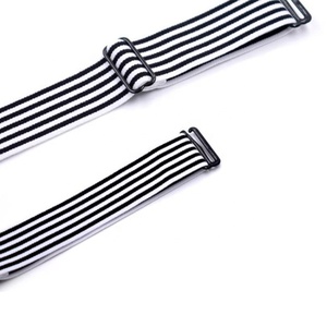 Offre Spéciale <span class=keywords><strong>chemise</strong></span> antidérapante <span class=keywords><strong>pour</strong></span> hommes <span class=keywords><strong>porte</strong></span>-jarretelles motif rayé noir et blanc élastique en matériau PU <span class=keywords><strong>porte</strong></span>-jarretelles - Product Image 4