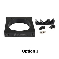 Kit de fixation de broche BulkMan3D 80mm/71mm/65mm/52mm/43mm en aluminium pour routeur CNC, machine de gravure et de fraisage