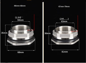150lb thép không gỉ 304 bể nước vách ngăn phù hợp loại không hàn - Product Image 3